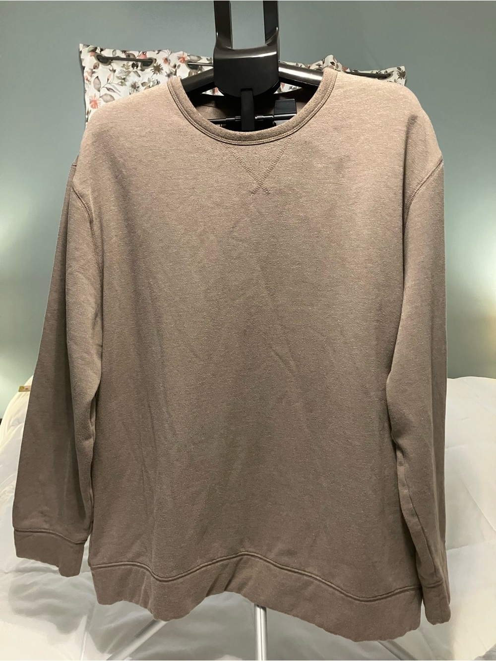 JACHS New York Crewneck Sweatshirt XXL Taupe Brown Soft Pullover Casual Men’s